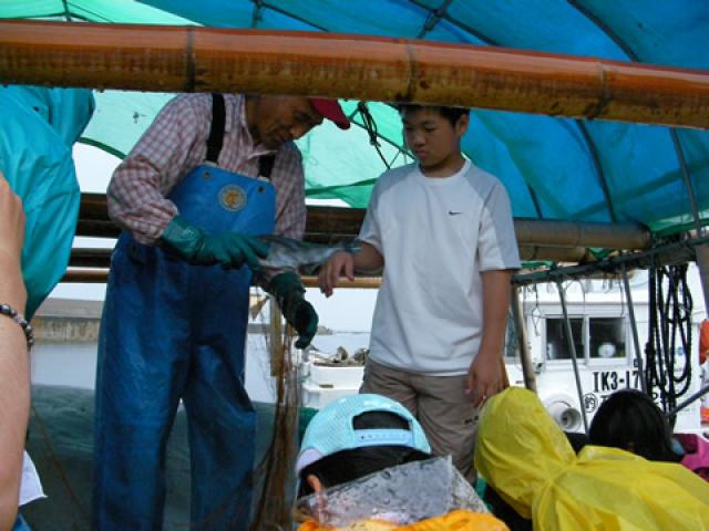 刺し網漁体験2