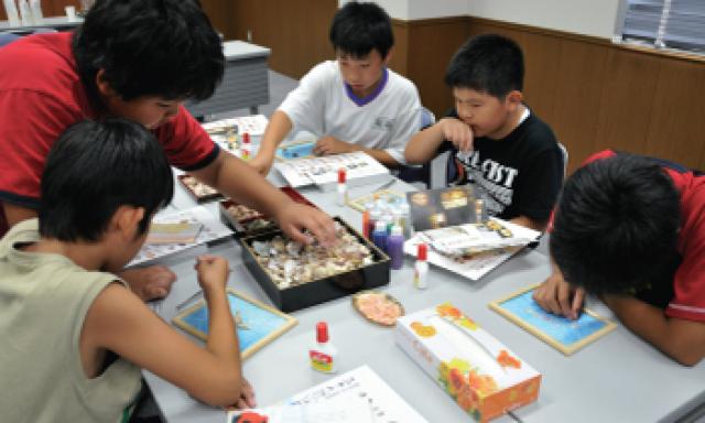 桜貝小貝クラフト体験1